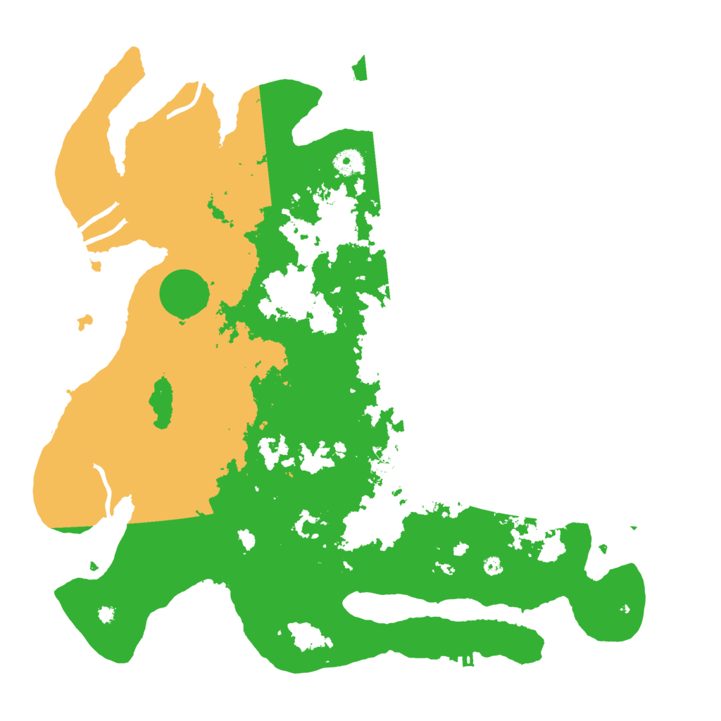 Biome Rust Map: Procedural Map, Size: 3950, Seed: 22931142