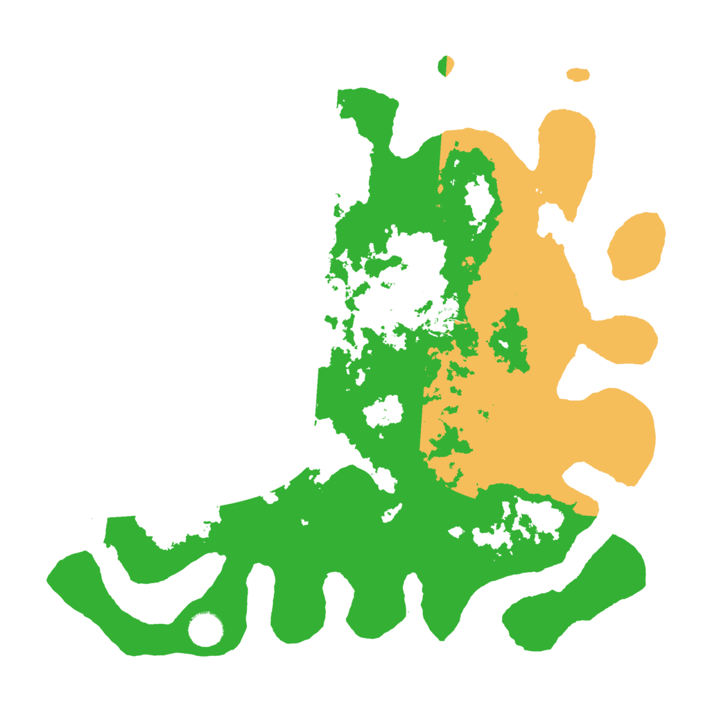 Biome Rust Map: Barren, Size: 3650, Seed: 55209413