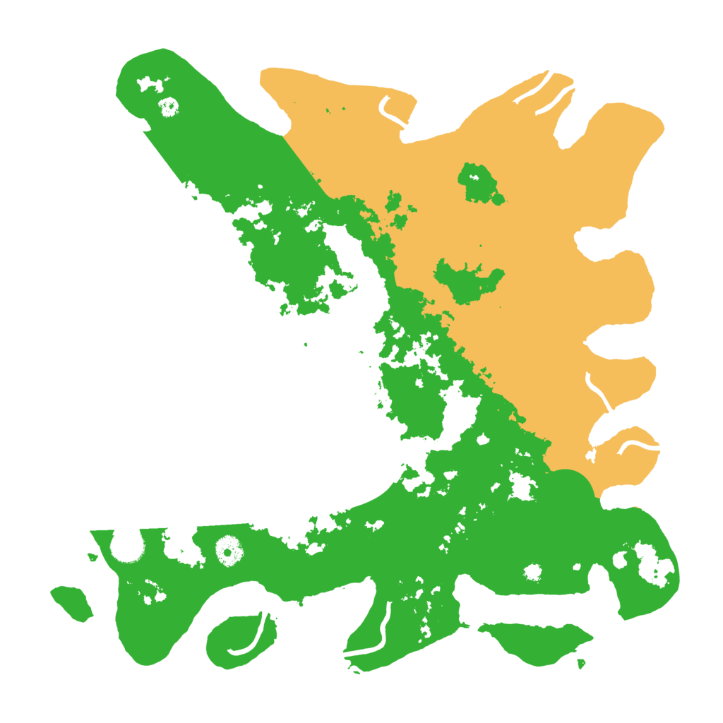 Biome Rust Map: Procedural Map, Size: 3800, Seed: 81685552