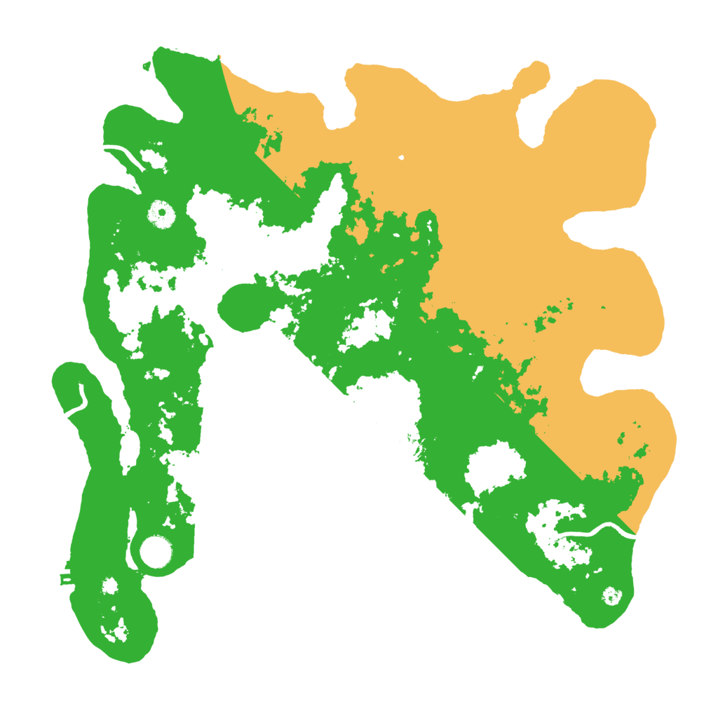 Biome Rust Map: Procedural Map, Size: 3950, Seed: 24006833