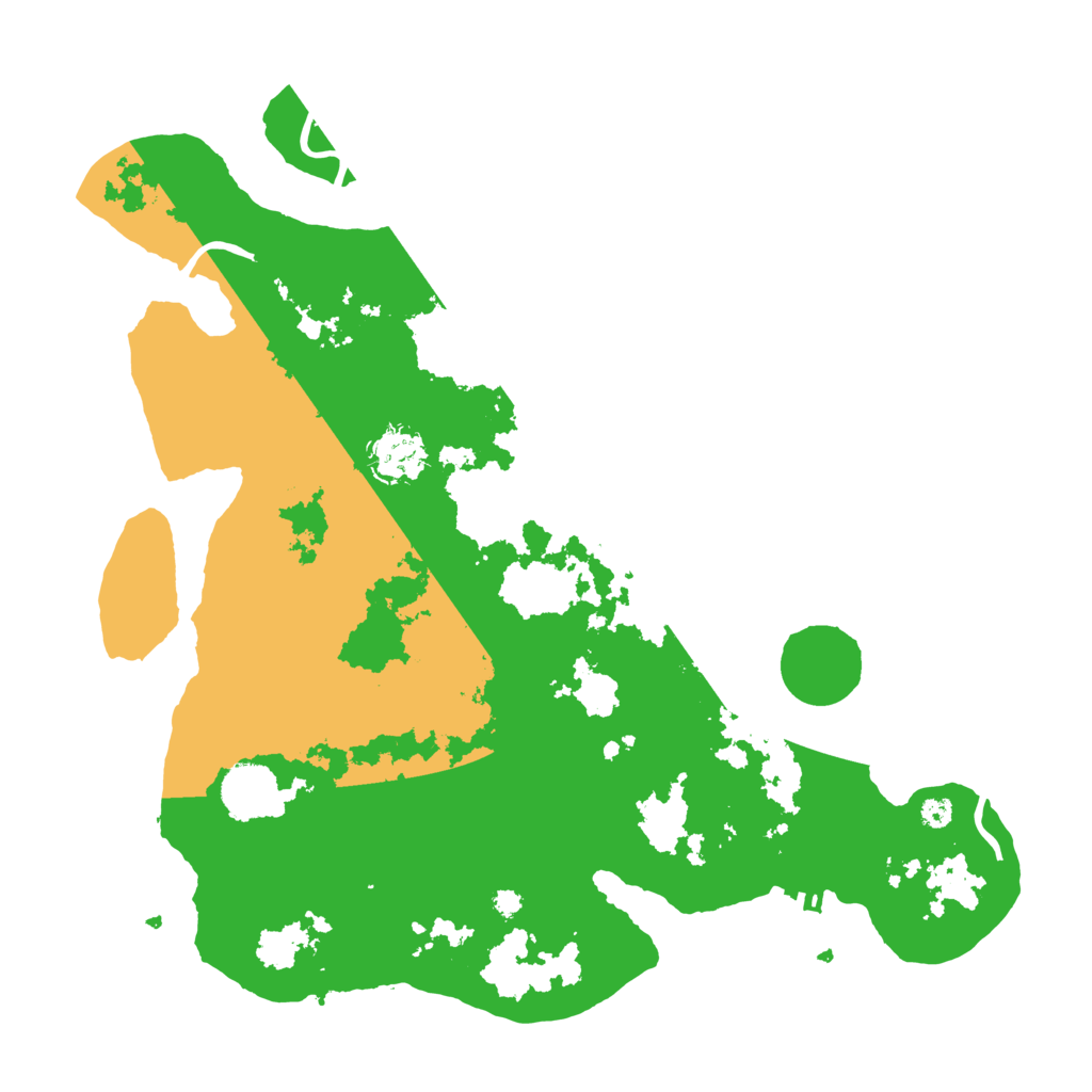 Biome Rust Map: Procedural Map, Size: 3600, Seed: 78697668