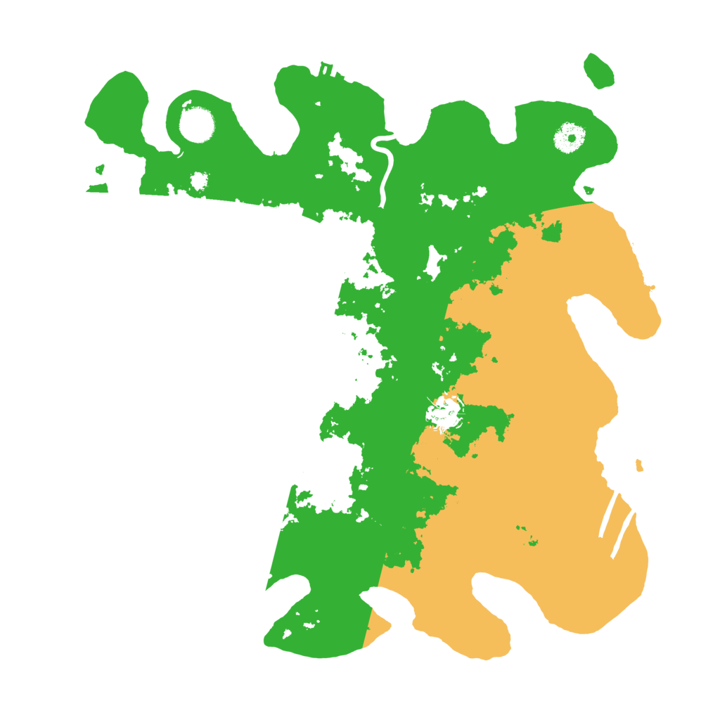 Biome Rust Map: Procedural Map, Size: 3600, Seed: 91184449