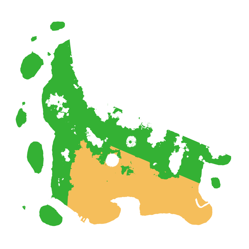 Biome Rust Map: Procedural Map, Size: 3450, Seed: 43074313