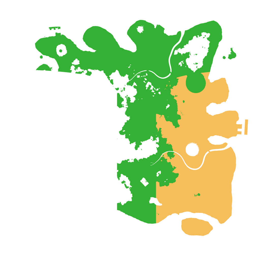 Biome Rust Map: Procedural Map, Size: 3450, Seed: 33262023