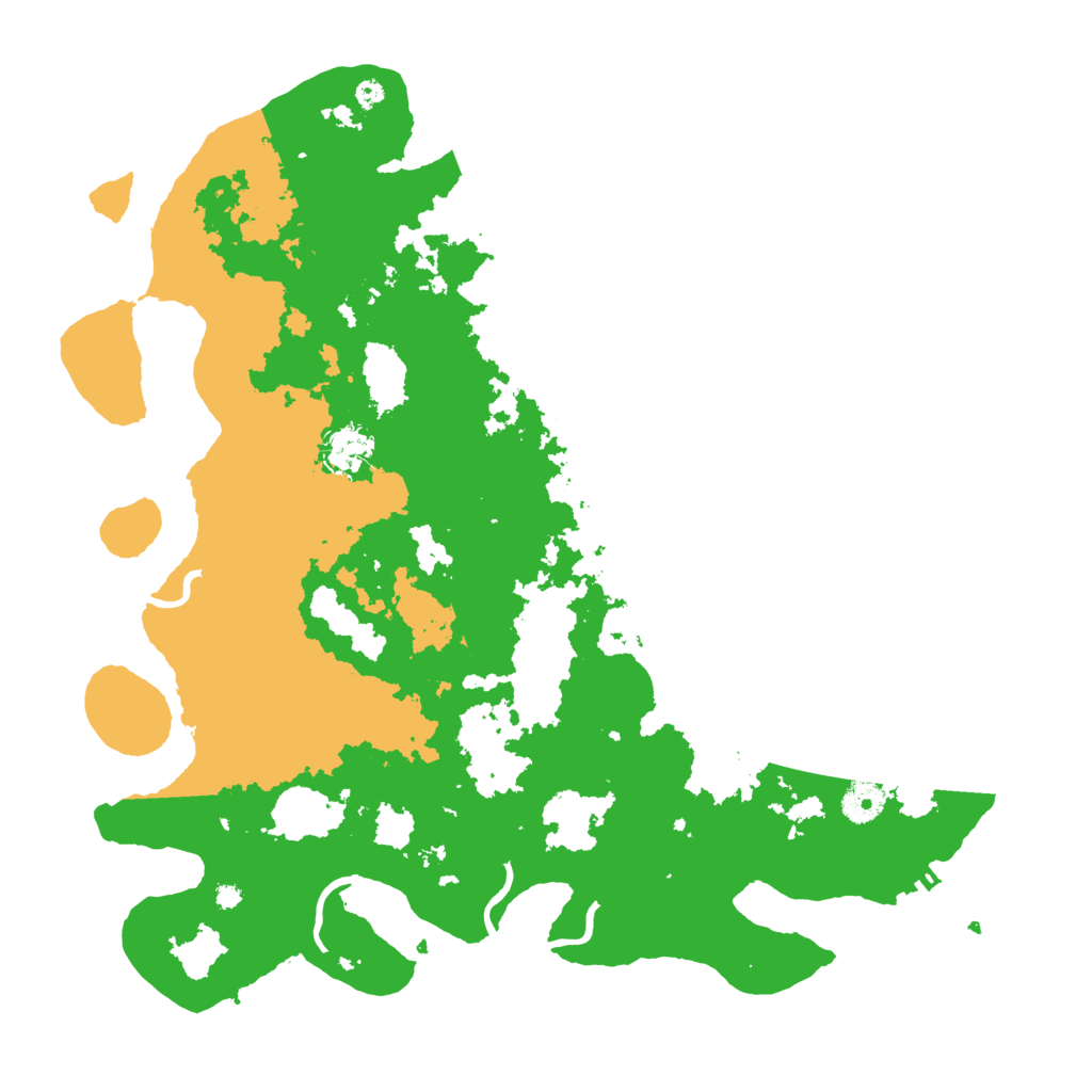 Biome Rust Map: Procedural Map, Size: 4000, Seed: 19565878