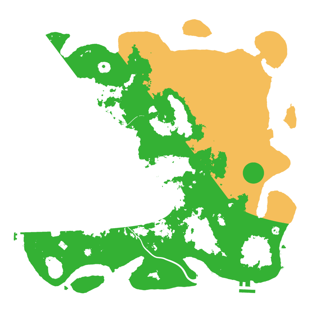Biome Rust Map: Procedural Map, Size: 3950, Seed: 25962958
