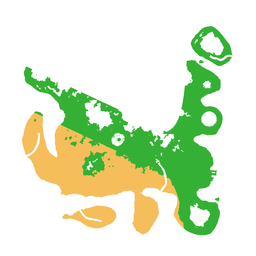 Biome Rust Map: Procedural Map, Size: 3000, Seed: 152864