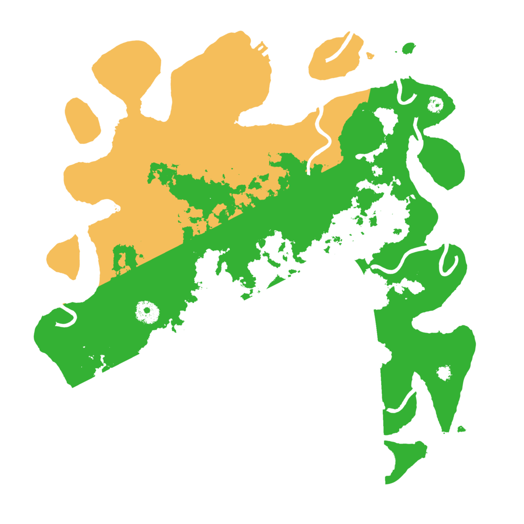 Biome Rust Map: Procedural Map, Size: 3400, Seed: 58128840