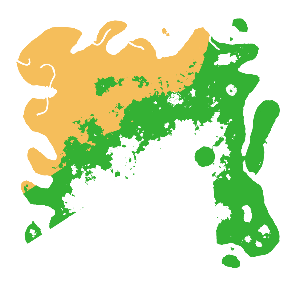 Biome Rust Map: Procedural Map, Size: 4100, Seed: 7039234