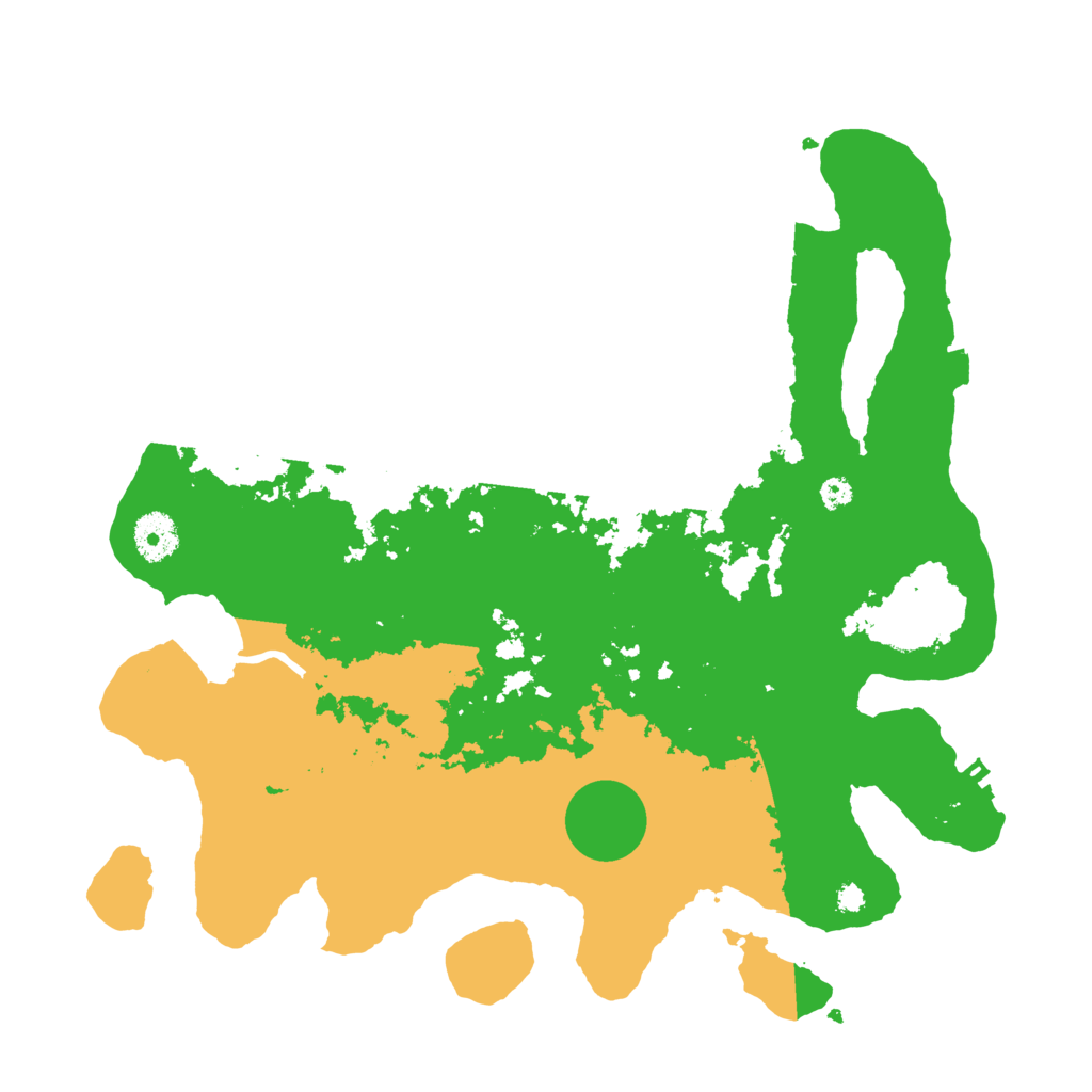 Biome Rust Map: Procedural Map, Size: 3550, Seed: 26901591