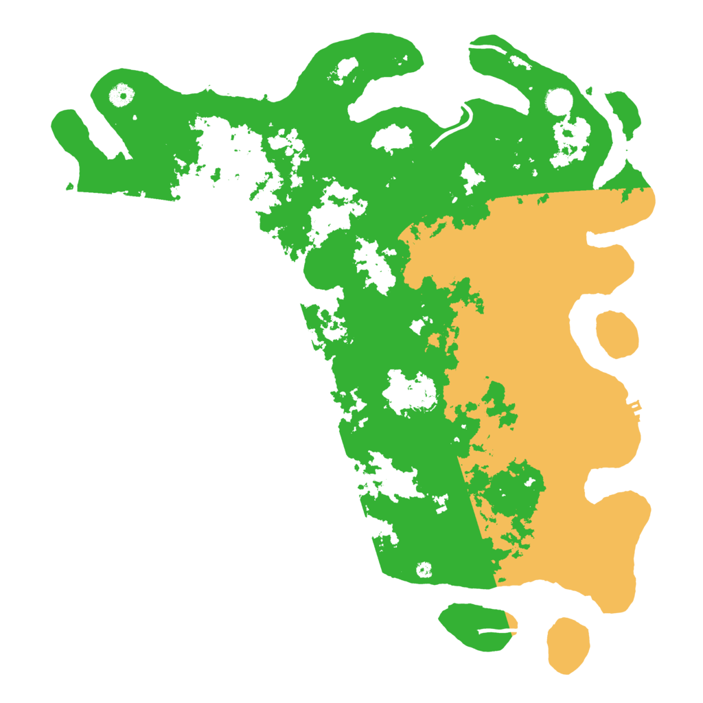 Biome Rust Map: Procedural Map, Size: 4500, Seed: 1876416841