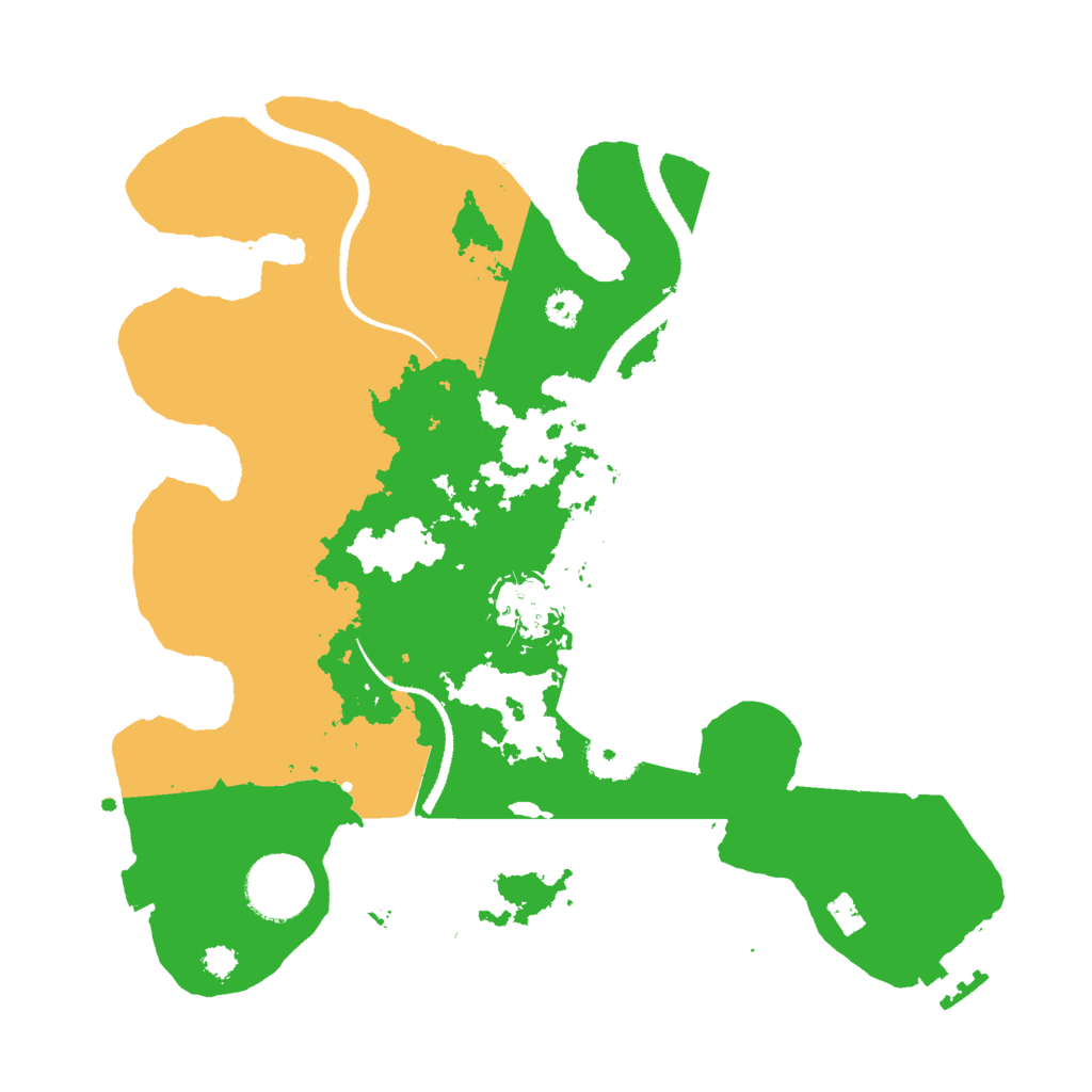 Biome Rust Map: Procedural Map, Size: 3000, Seed: 66141235