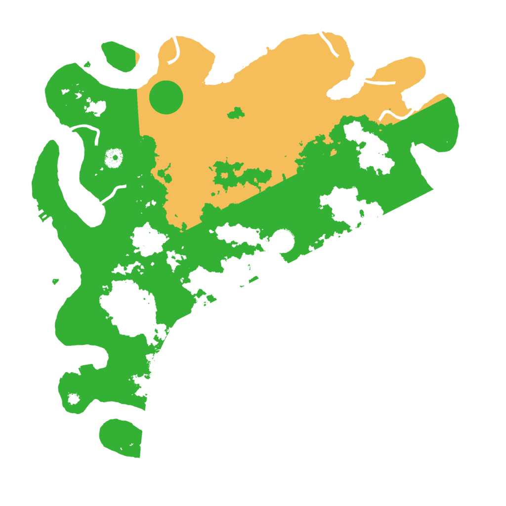 Biome Rust Map: Procedural Map, Size: 3950, Seed: 1363617