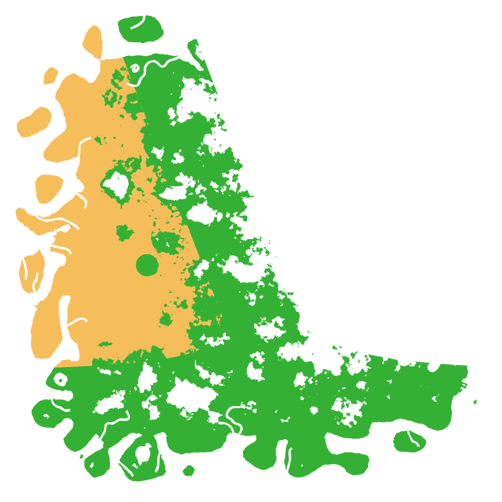 Biome Rust Map: Procedural Map, Size: 6000, Seed: 569633575