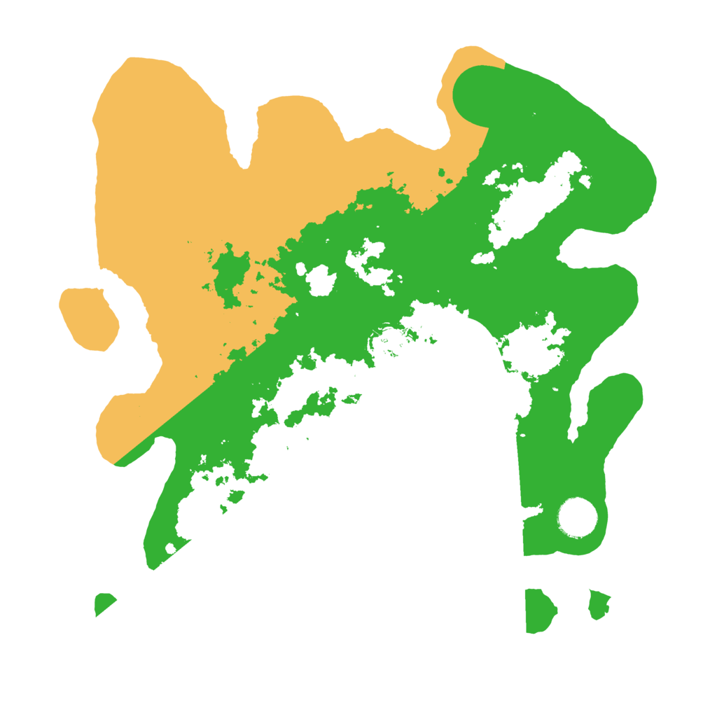 Biome Rust Map: Barren, Size: 3200, Seed: 3757