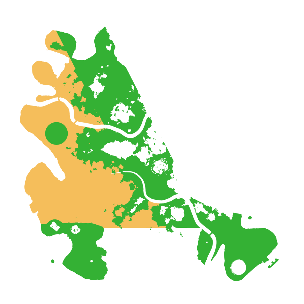 Biome Rust Map: Procedural Map, Size: 3550, Seed: 56733260
