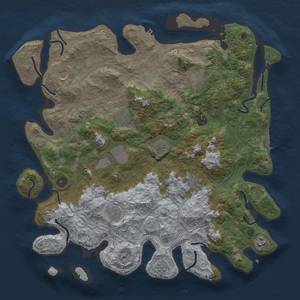 Thumbnail Rust Map: Procedural Map, Size: 4250, Seed: 958544821, 18 Monuments