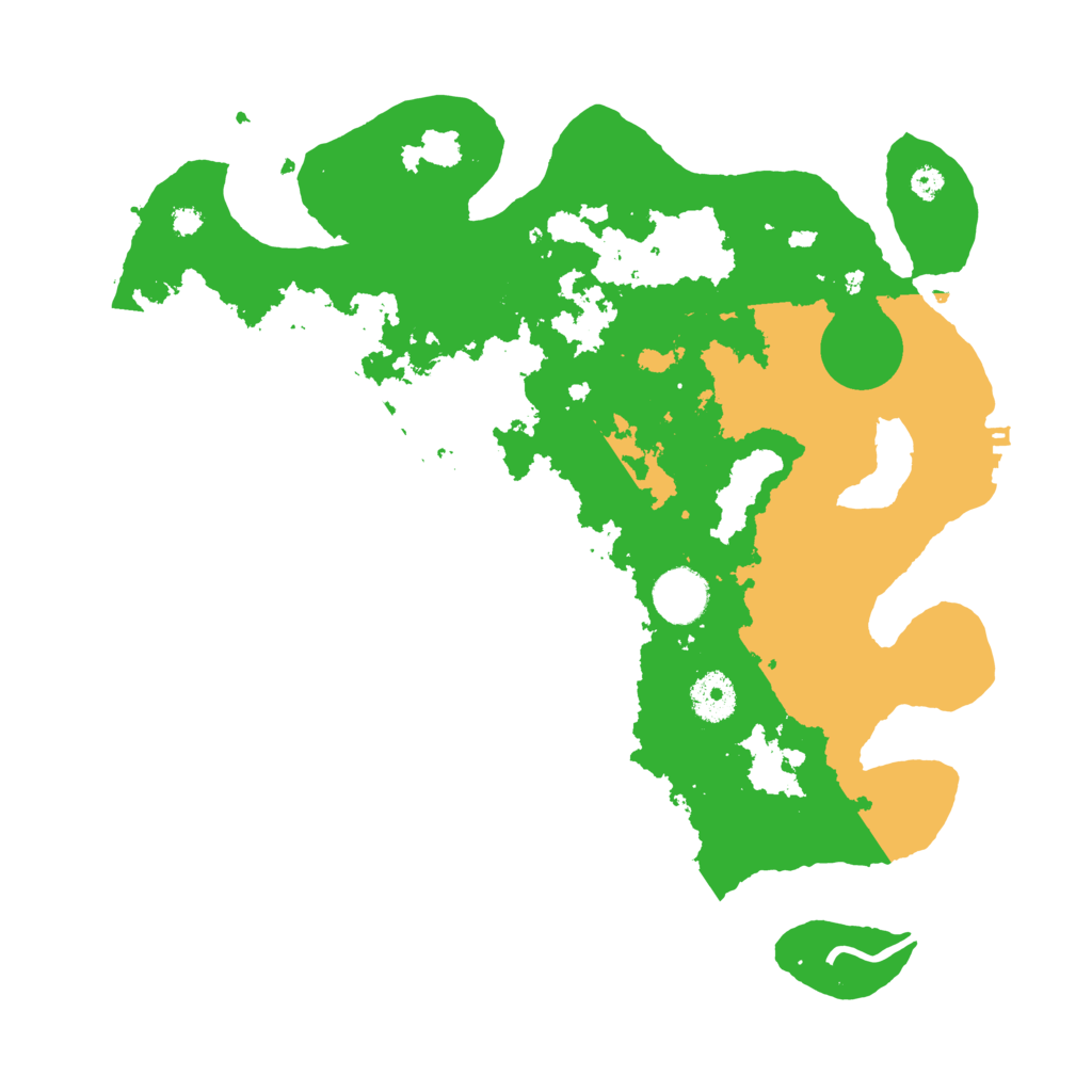 Biome Rust Map: Procedural Map, Size: 3500, Seed: 1574163625