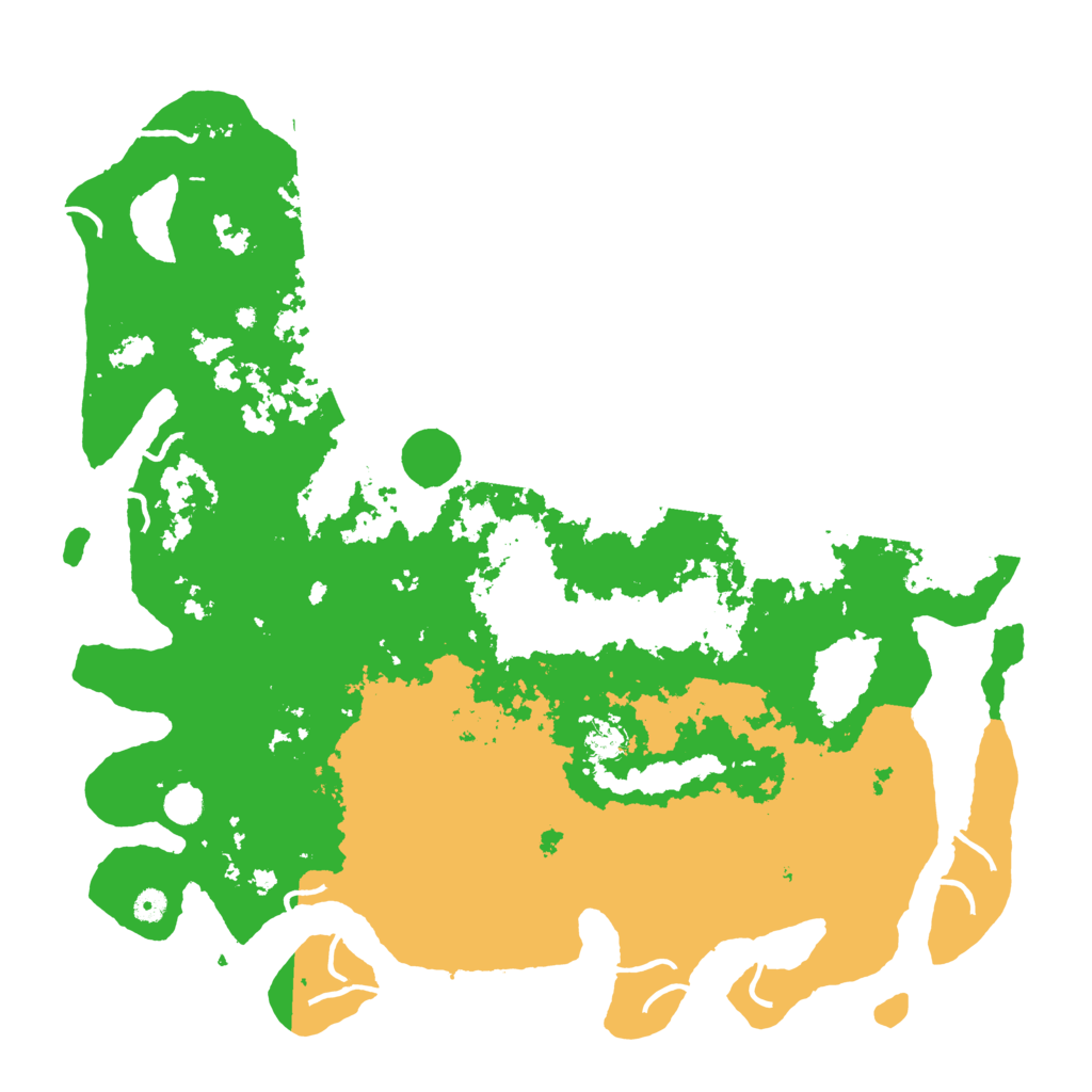 Biome Rust Map: Procedural Map, Size: 5000, Seed: 1832340004