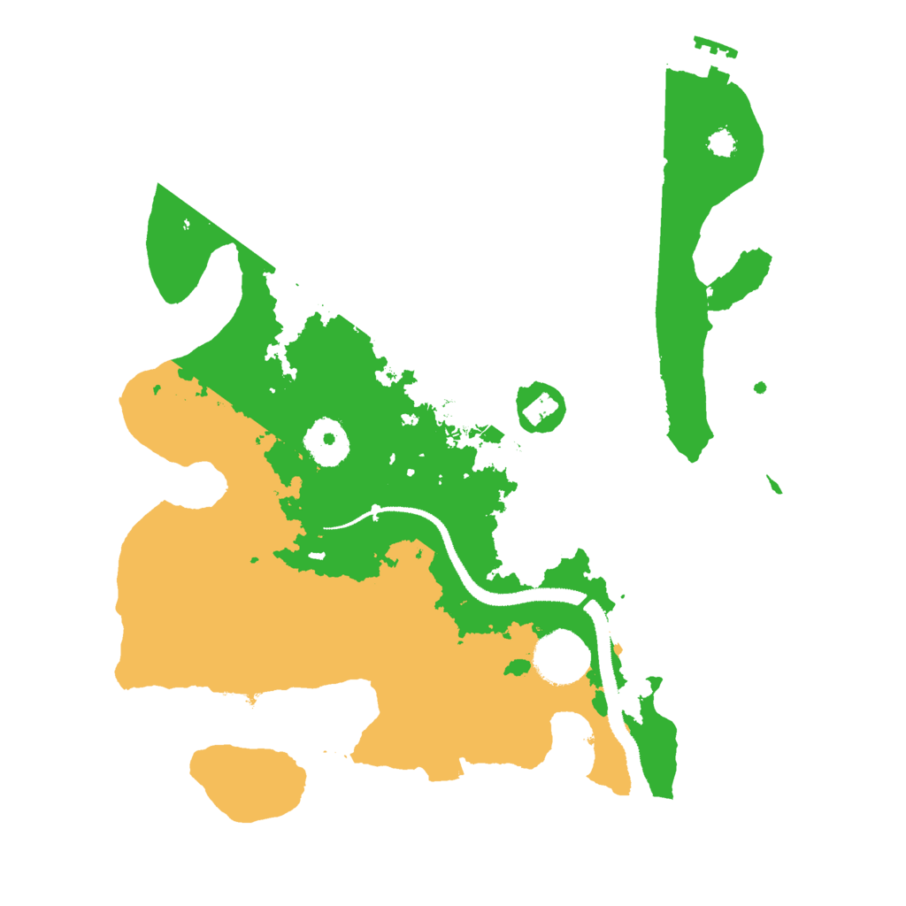 Biome Rust Map: Procedural Map, Size: 3000, Seed: 802945555