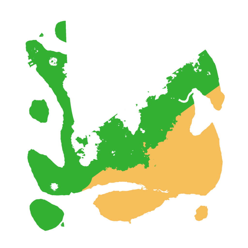 Biome Rust Map: Procedural Map, Size: 3000, Seed: 76101208