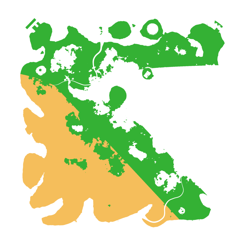 Biome Rust Map: Procedural Map, Size: 3800, Seed: 223356