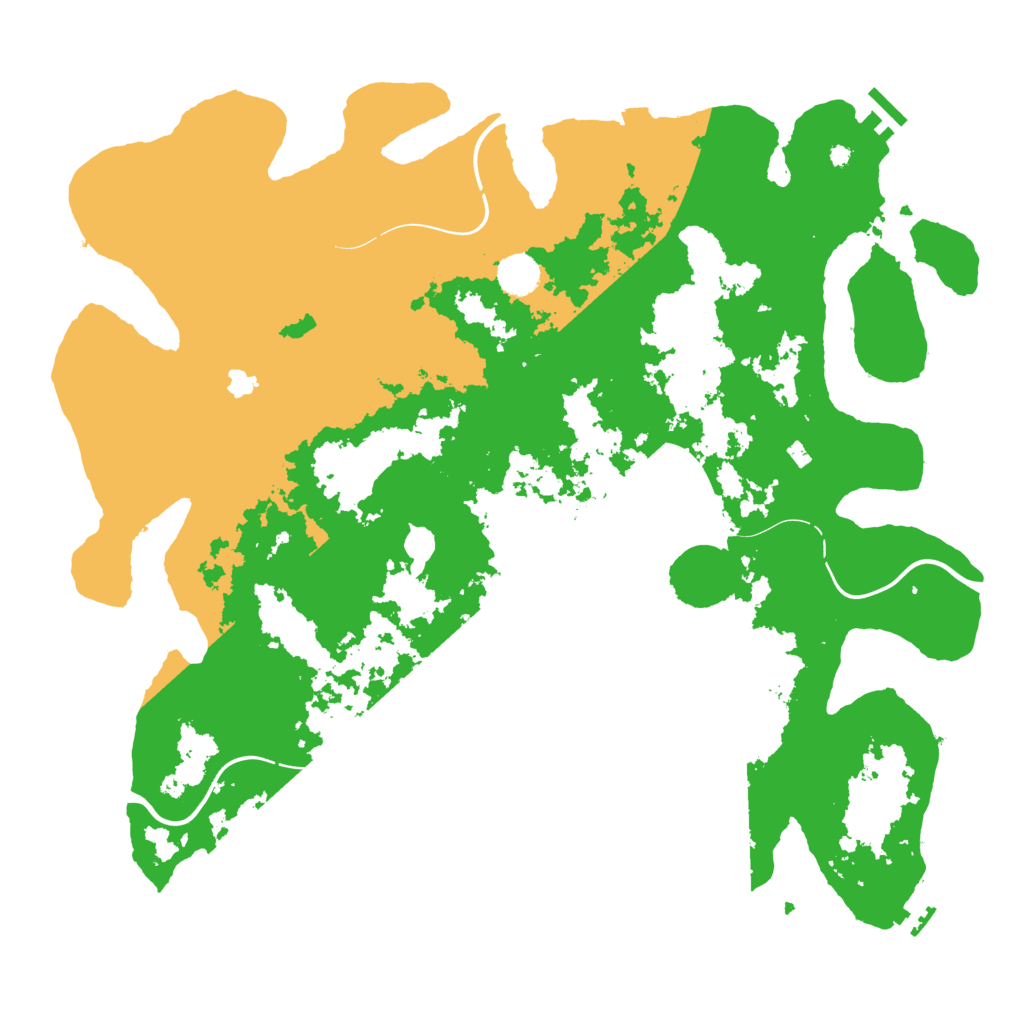 Biome Rust Map: Procedural Map, Size: 4400, Seed: 40220252