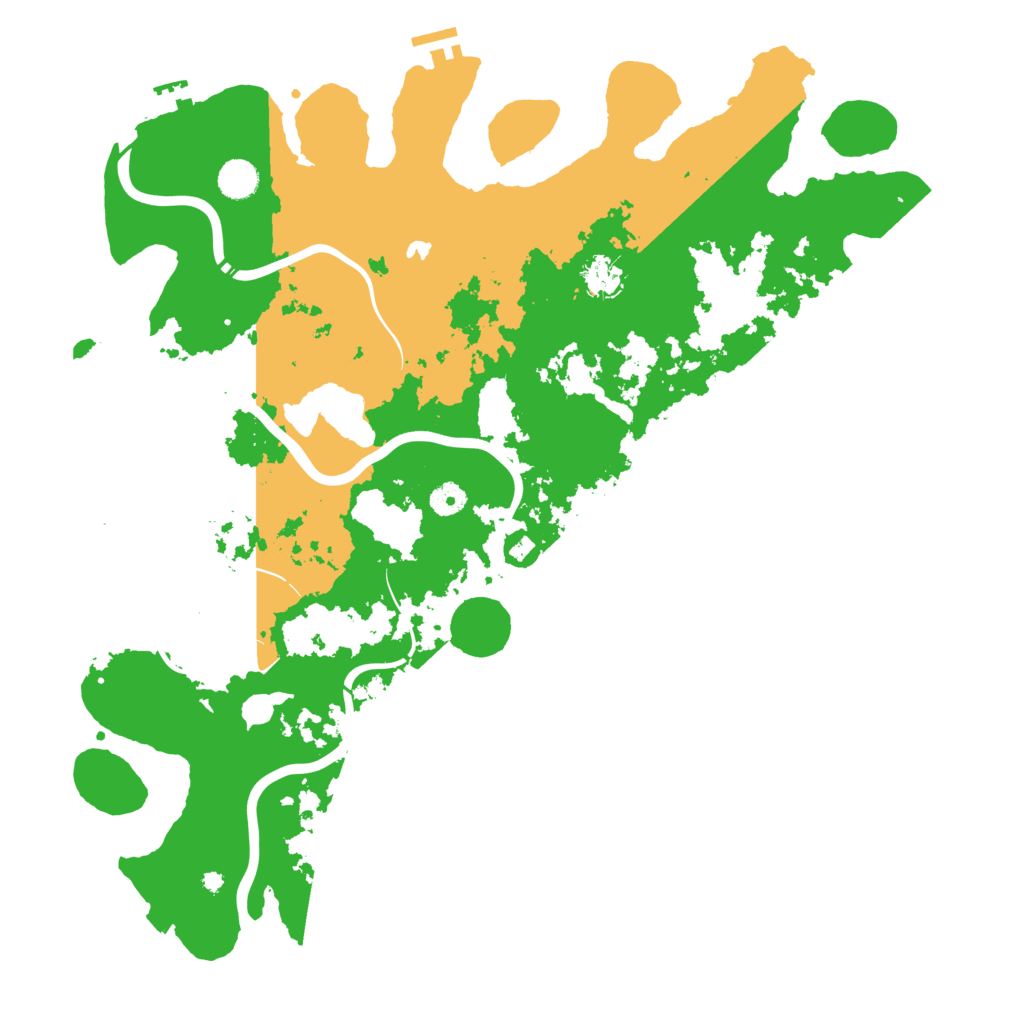 Biome Rust Map: Procedural Map, Size: 4500, Seed: 1045142071
