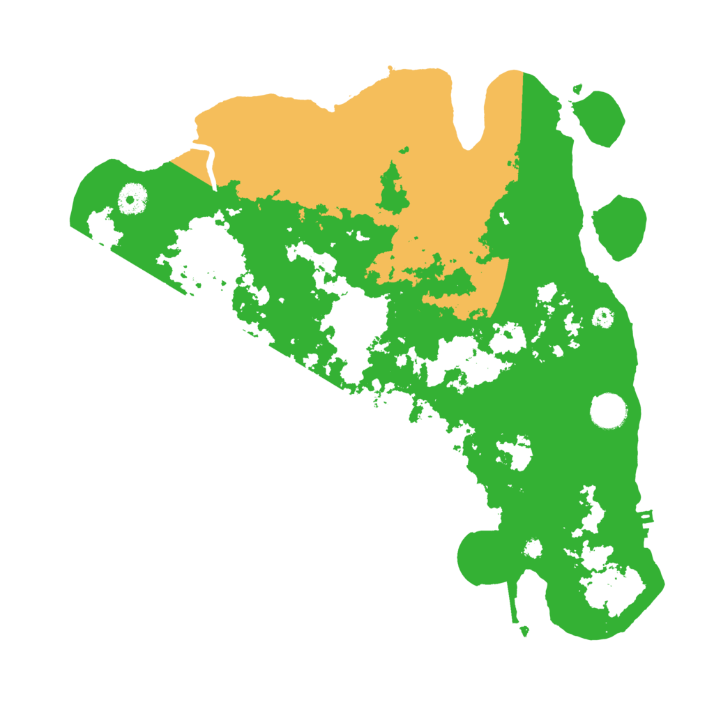 Biome Rust Map: Procedural Map, Size: 3500, Seed: 3453234