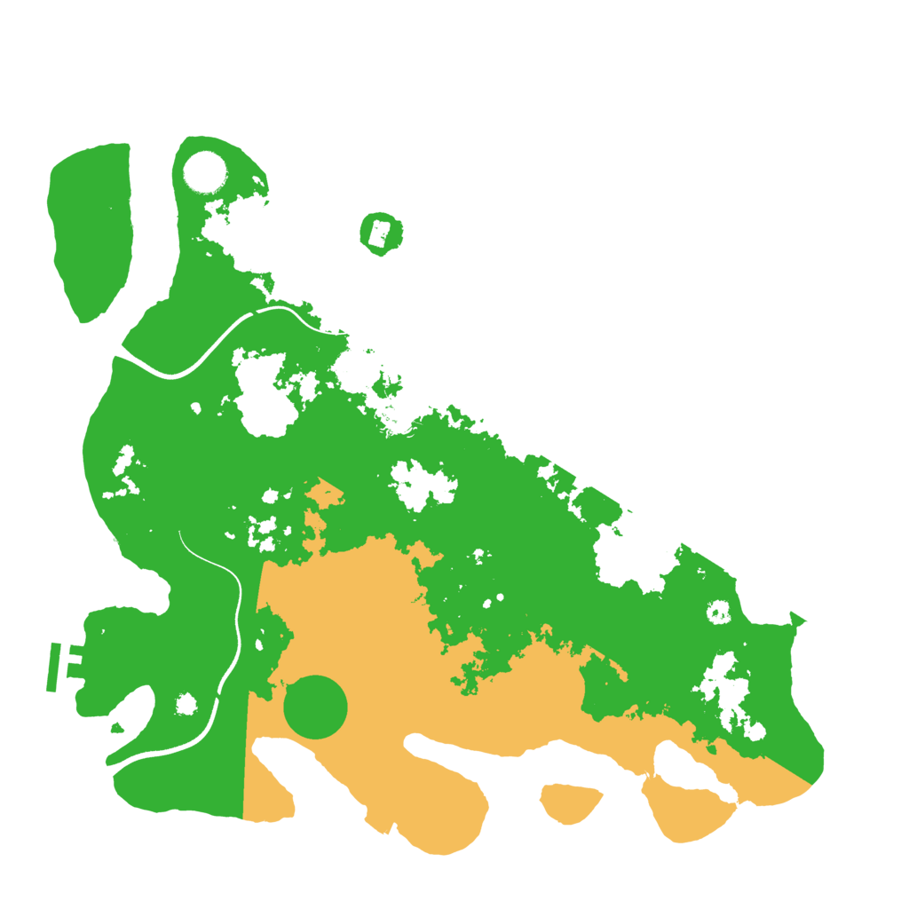 Biome Rust Map: Procedural Map, Size: 3750, Seed: 7543274