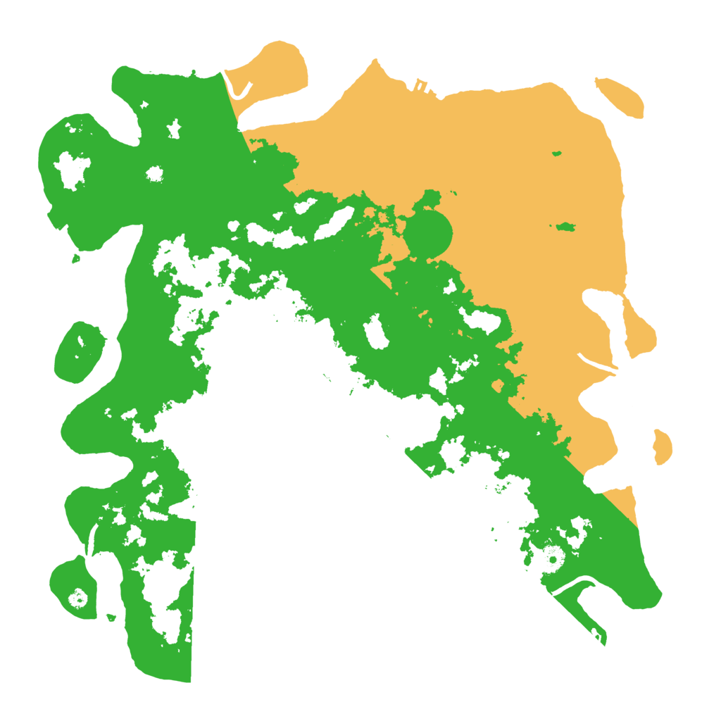 Biome Rust Map: Procedural Map, Size: 4000, Seed: 8054