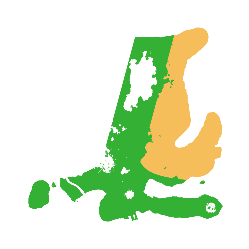 Biome Rust Map: Procedural Map, Size: 2500, Seed: 787883783