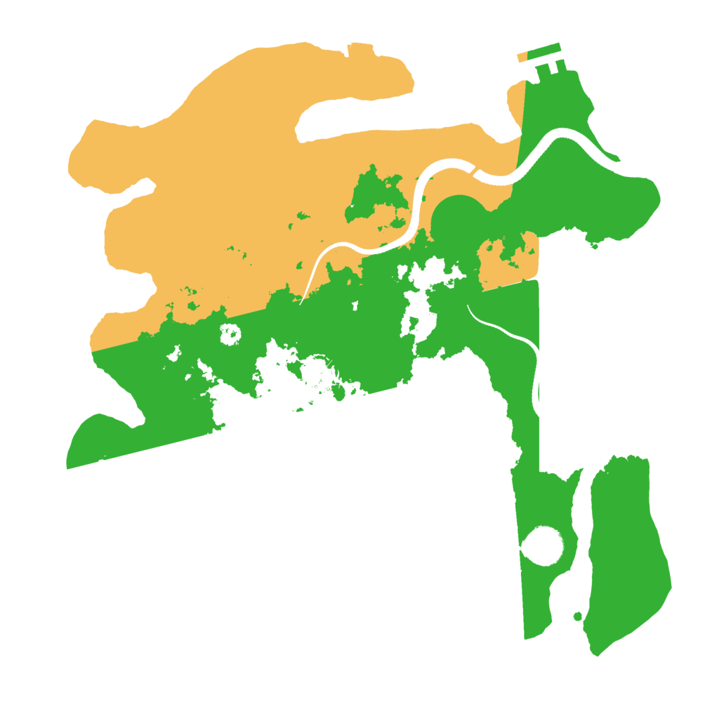 Biome Rust Map: Procedural Map, Size: 3300, Seed: 677360187