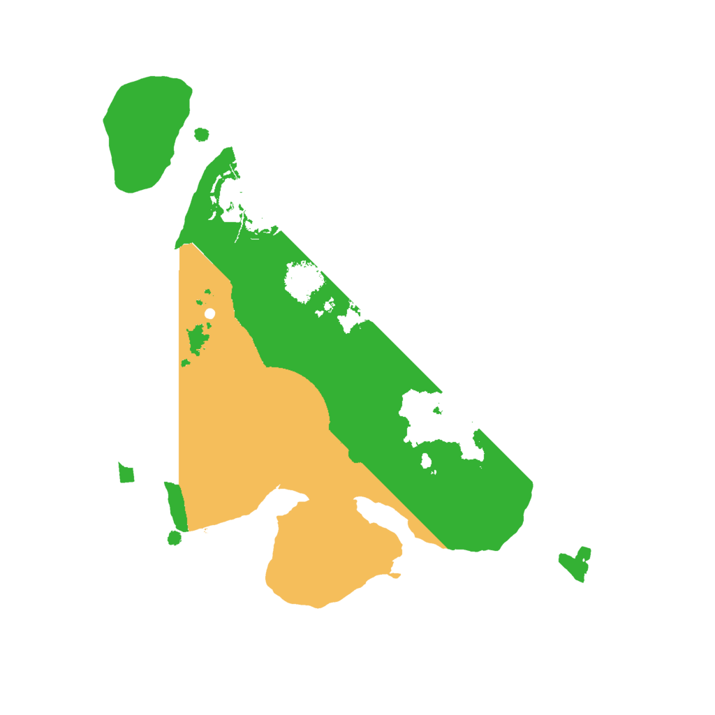 Biome Rust Map: Procedural Map, Size: 2000, Seed: 45645