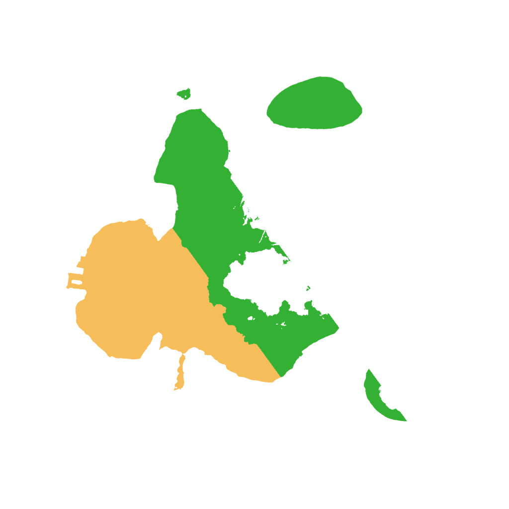 Biome Rust Map: Procedural Map, Size: 2000, Seed: 1375