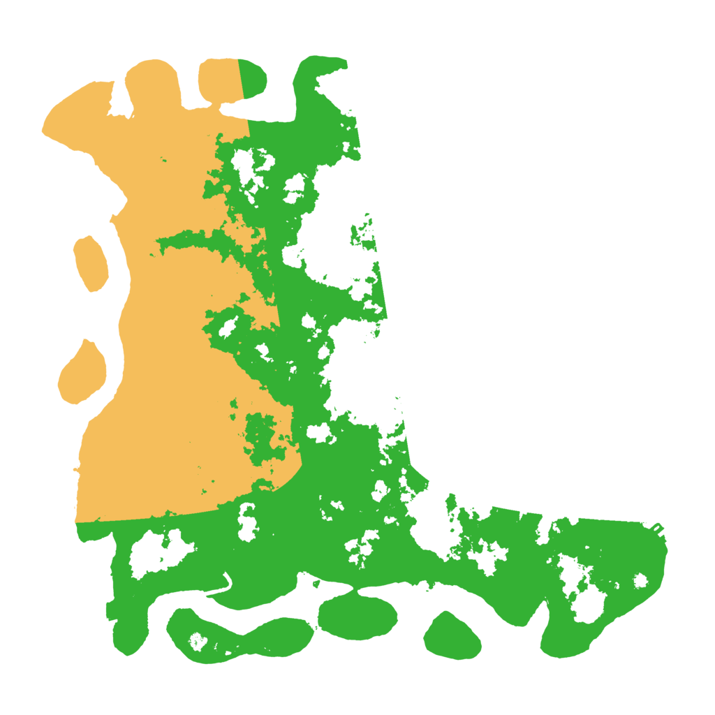 Biome Rust Map: Procedural Map, Size: 4500, Seed: 33890651