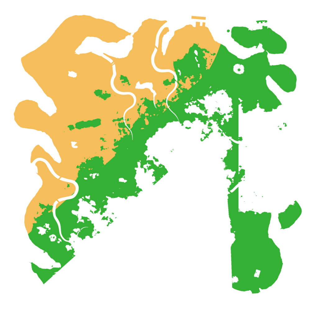Biome Rust Map: Procedural Map, Size: 4500, Seed: 1784933079