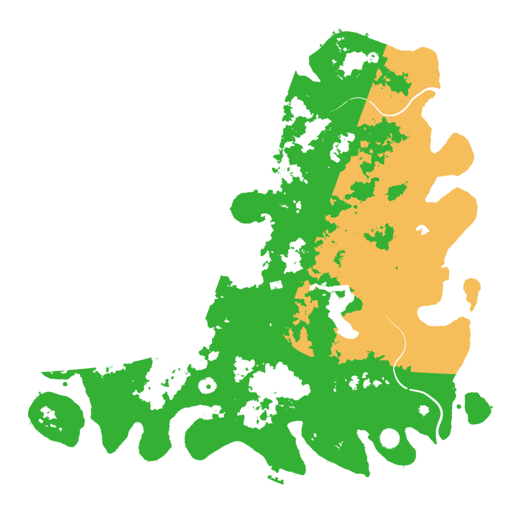 Biome Rust Map: Procedural Map, Size: 4500, Seed: 6482479