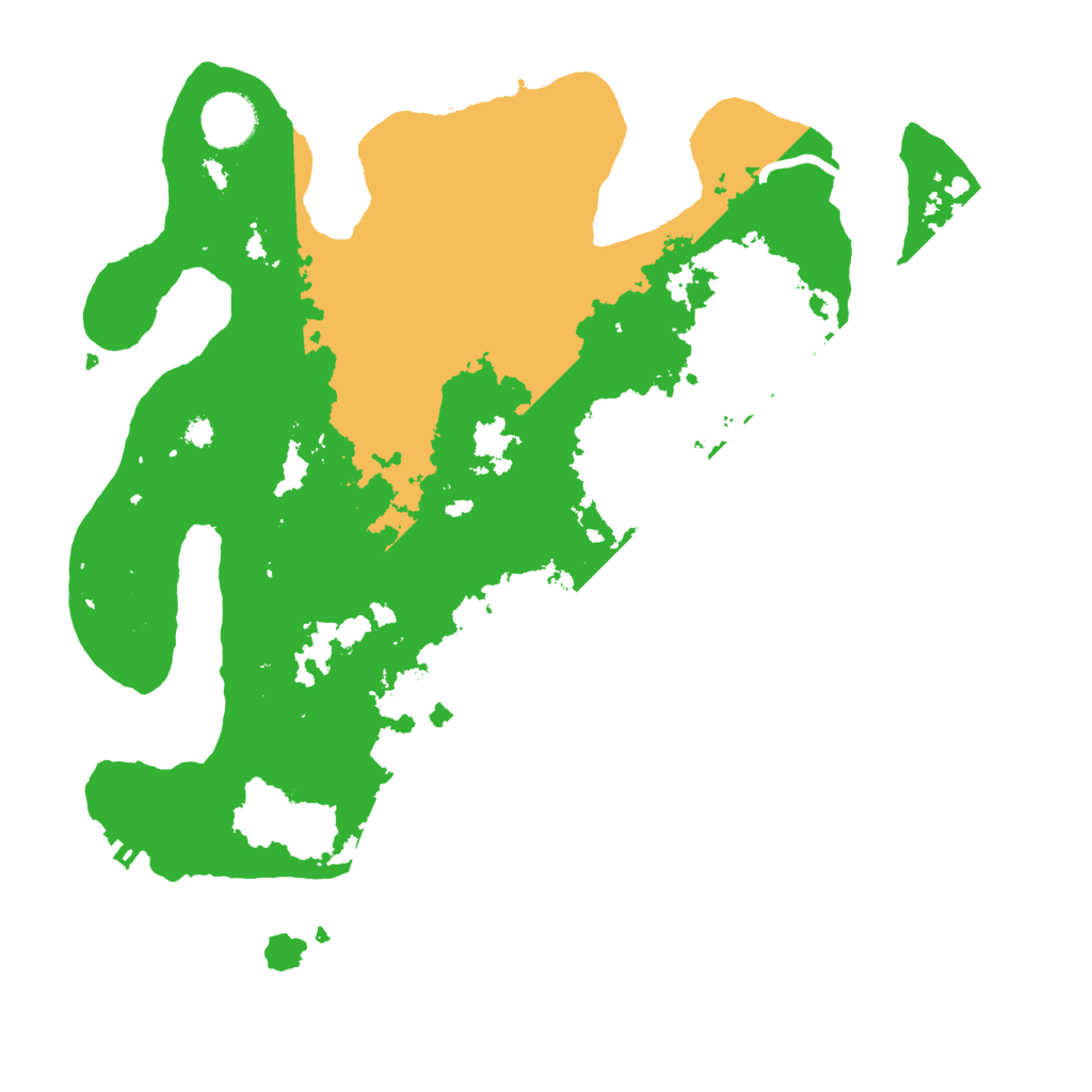 Biome Rust Map: Procedural Map, Size: 3500, Seed: 70333148