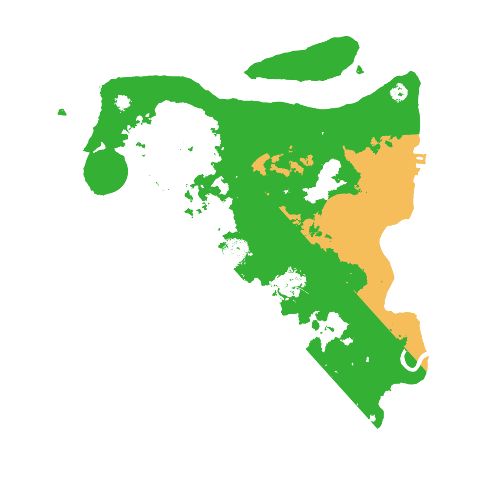 Biome Rust Map: Procedural Map, Size: 3000, Seed: 610549294