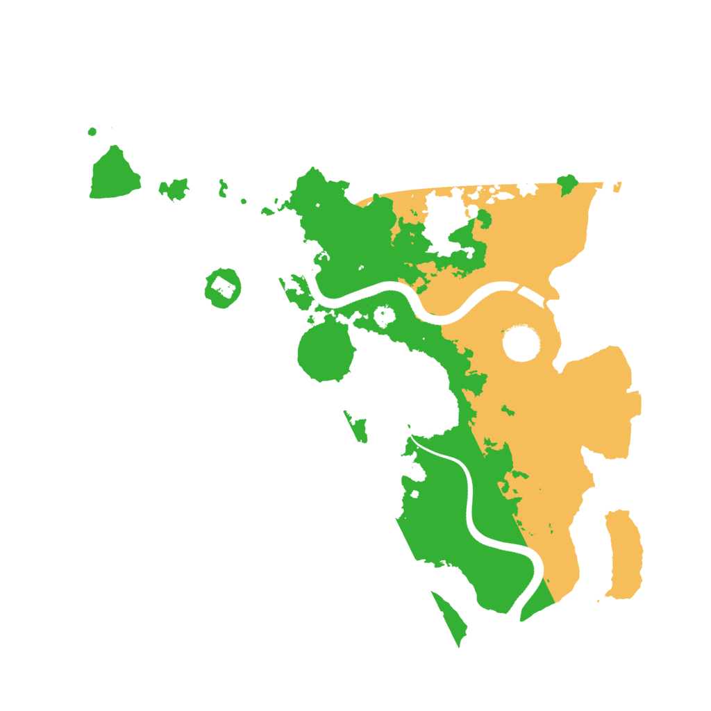 Biome Rust Map: Procedural Map, Size: 3400, Seed: 29711061