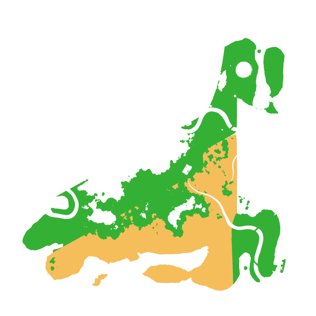 Biome Rust Map: Procedural Map, Size: 3450, Seed: 42623741