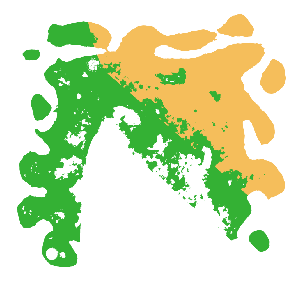 Biome Rust Map: Barren, Size: 4400, Seed: 43818002