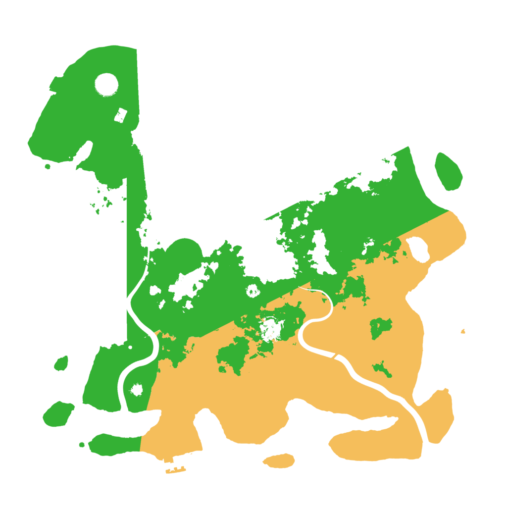 Biome Rust Map: Procedural Map, Size: 3850, Seed: 11261213