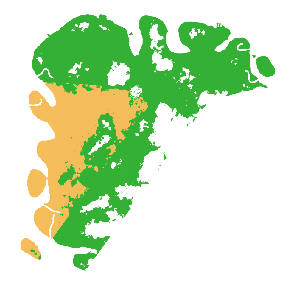 Biome Rust Map: Procedural Map, Size: 4500, Seed: 152350