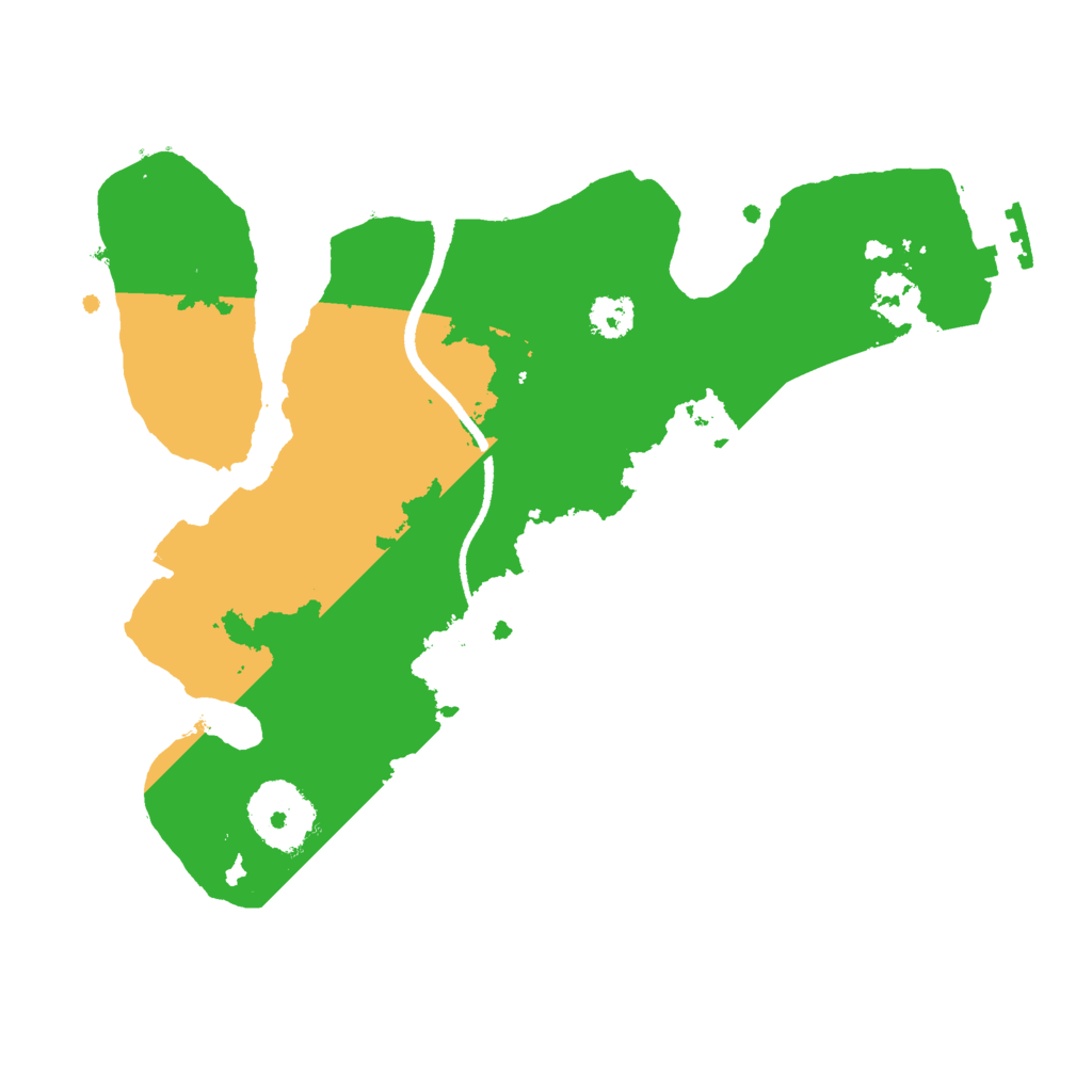 Biome Rust Map: Procedural Map, Size: 2500, Seed: 740953690