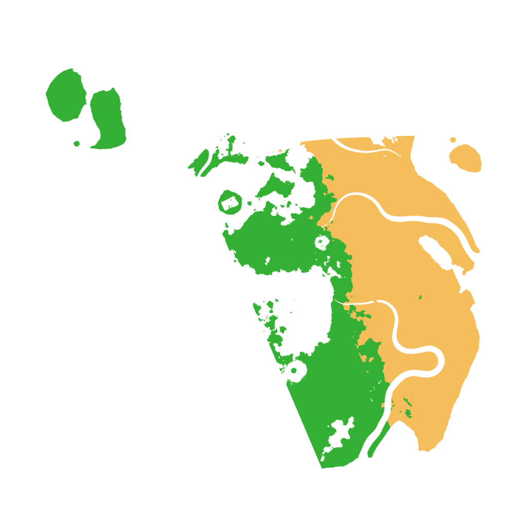 Biome Rust Map: Procedural Map, Size: 3650, Seed: 32002784