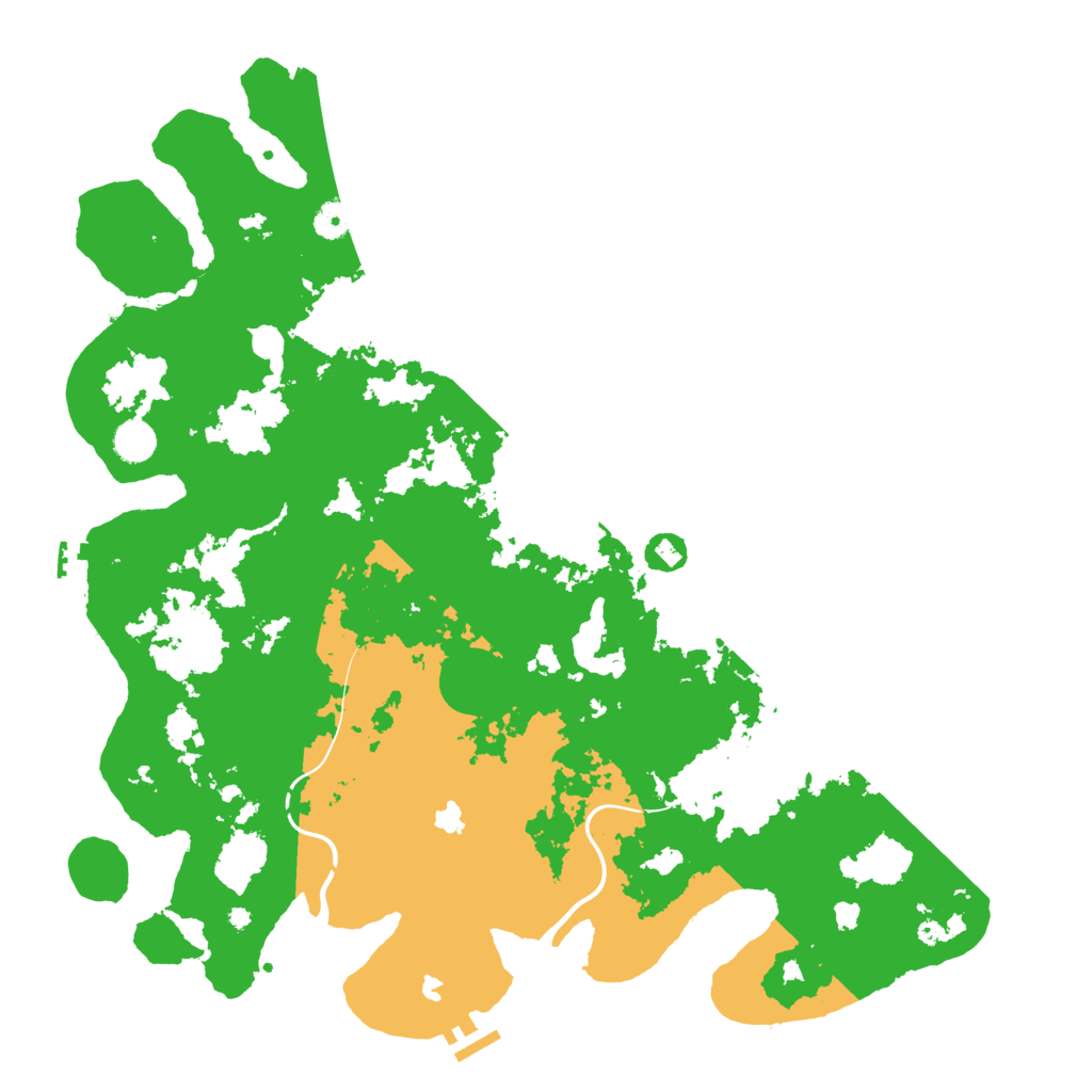Biome Rust Map: Procedural Map, Size: 4500, Seed: 860403013