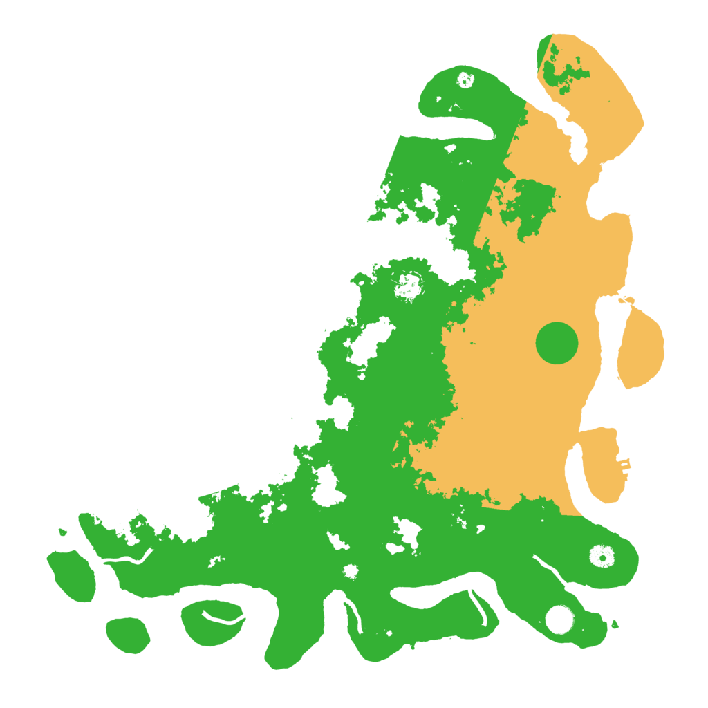 Biome Rust Map: Procedural Map, Size: 4400, Seed: 97353171
