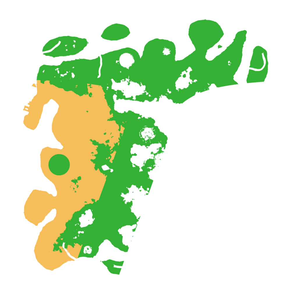 Biome Rust Map: Procedural Map, Size: 3700, Seed: 93737059